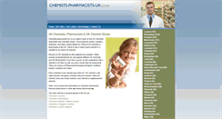 Desktop Screenshot of chemists-pharmacists-uk.co.uk