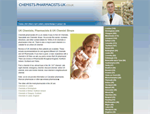 Tablet Screenshot of chemists-pharmacists-uk.co.uk